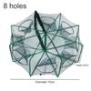 1pc Foldable Fishing Trap Net With 6 /8 Holes For Minnow, Crab, Crawdad, Shrimp, Fishing Accessories