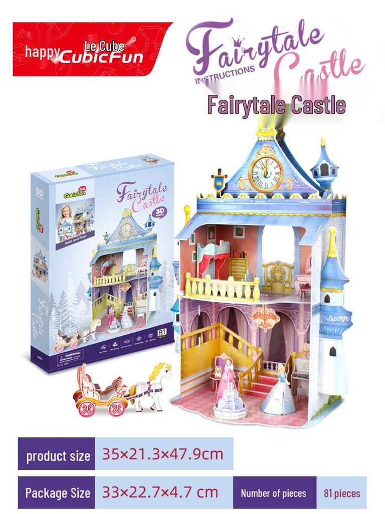 Otaku Cottage 3D Puzzle: DIY Modellbausatz für Mädchenzimmer & Lernspielzeug-Geschenk