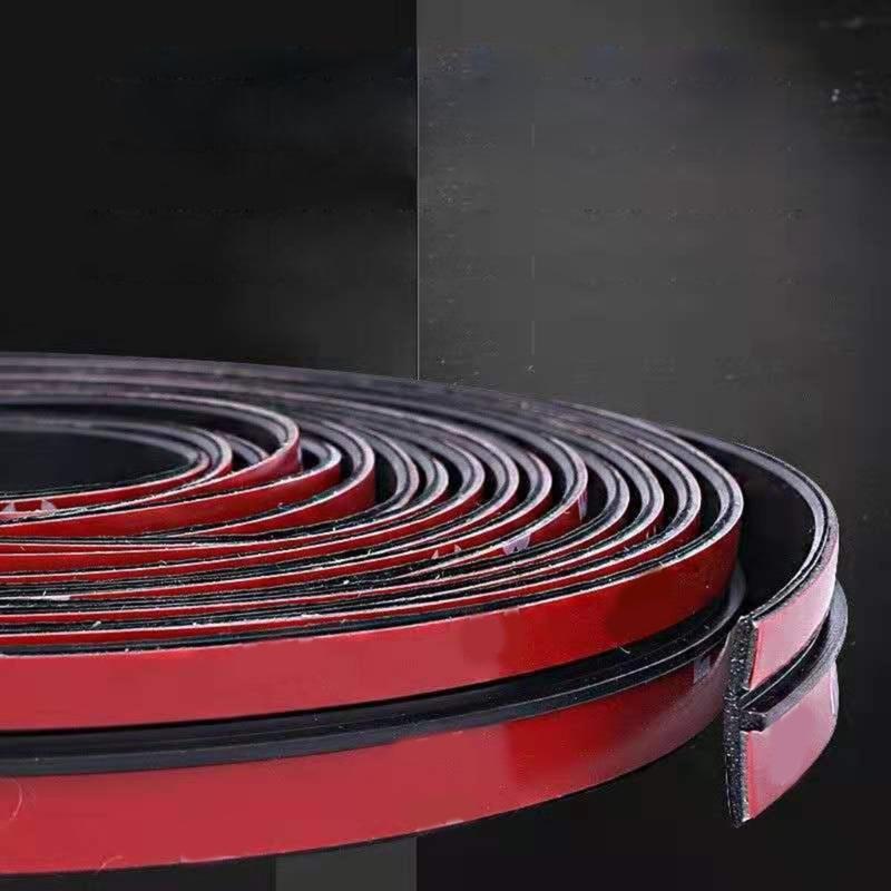 EPDM Rubber Sunroof Cover Seal Trim Adhesive Rubber Trim Flexible Strips for Car Windshield & Tailgate Weather Stripping