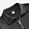 Retro Casual Stand Up Collar Zipper Pullover Loose Knit Jacquard Autumn/winter Long Sleeved Sweatshirt