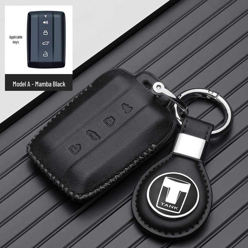 Tank 300/500/400 Genuine Leather Key Case with Buckle