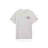 Li Ning T Shirts Unisex Ecru Crew Neck Moderate Straight Fit AHSS171-1