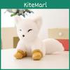 Realistisches Schneefuchs Plüschtier Weiches Kuscheltier Puppe Für Kinder Ideales Geschenk