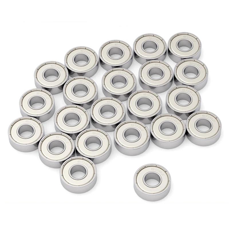5Pcs Metal Seal High Speed Silent High Quality Deep Groove Ball Bearing 603 604 605 606 607 608 609 623 624 625 626 627 628zz