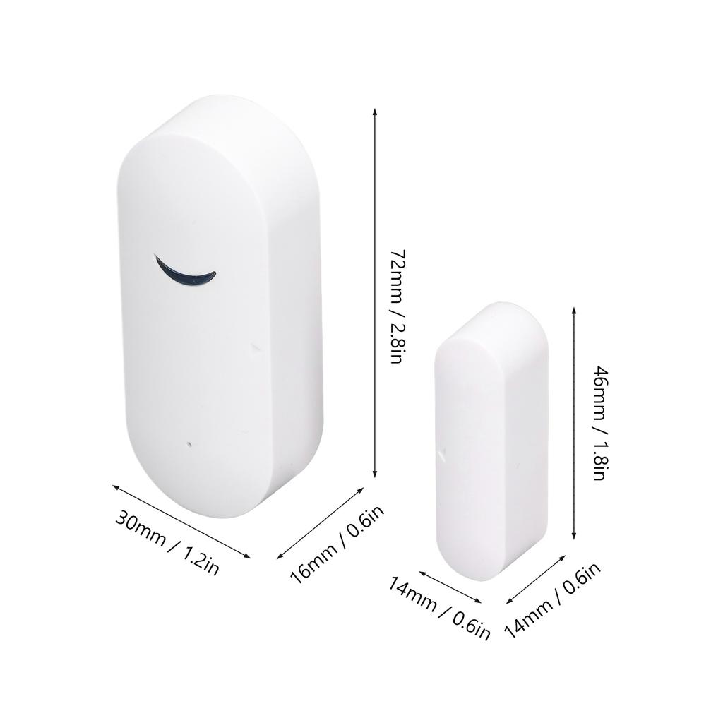 2.4GHz WiFi Door Window Detector Wireless Smart Home Security Door Sensor Alarm APP Control 3V