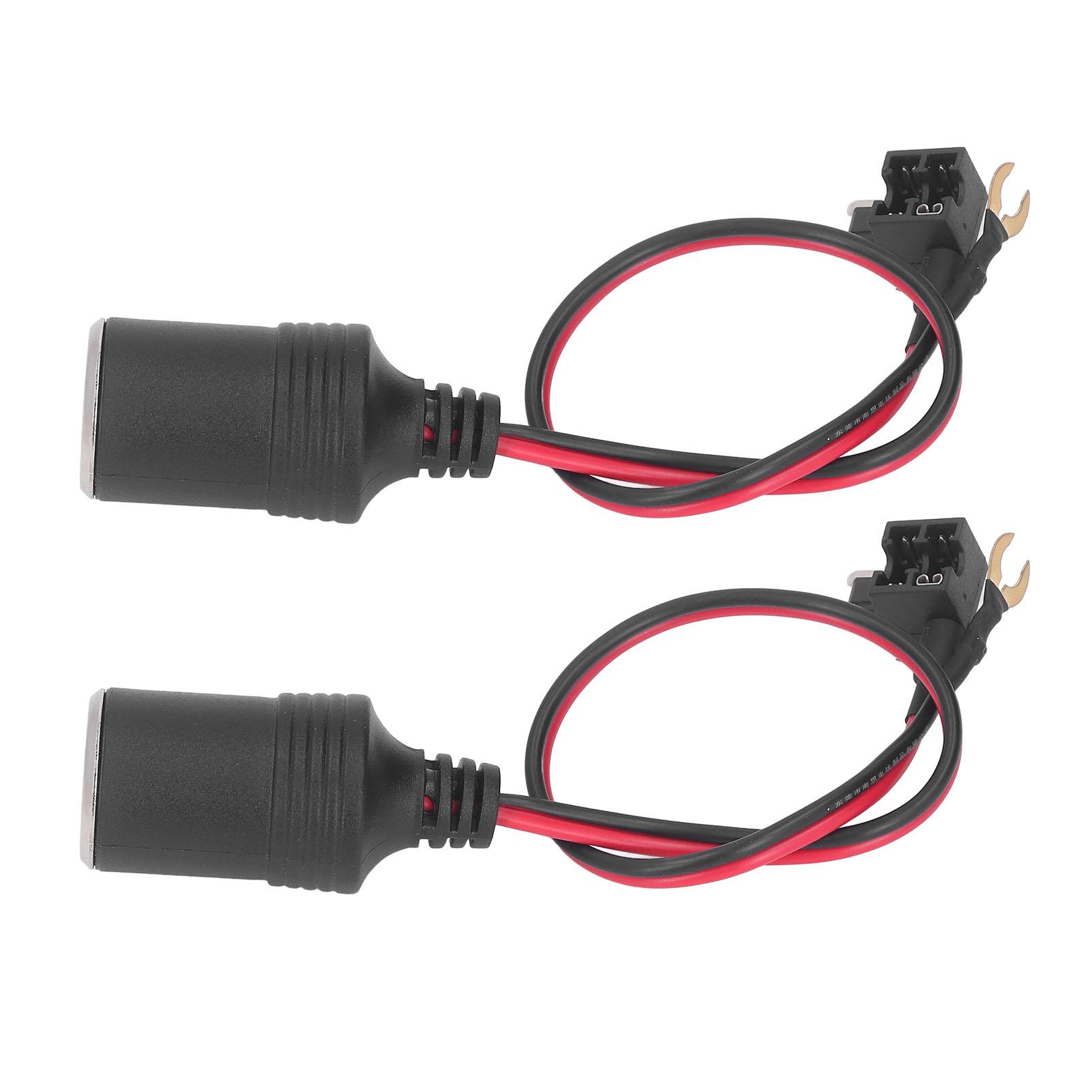 

Пара адаптеров для автомобильного прикуривателя с гнездом DC 12Замена 24 В для Mazda