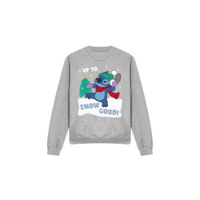 Lilo & Stitch Hanorac unisex pentru adulți cu model bulgăre de zăpadă Stitch