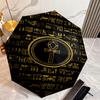 1PC Ancient Egyptian God Statue Automatic Umbrella - Suitable Travel Outdoor Portable Umbrella Birthday Gift Daily Essentials