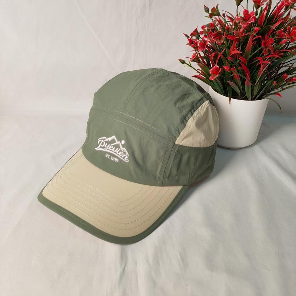 Spring and Summer New Letter Quick-drying Light and Thin Color Matching Baseball Cap for Men and Women Couples Fashionable Versatile Mountain Cap