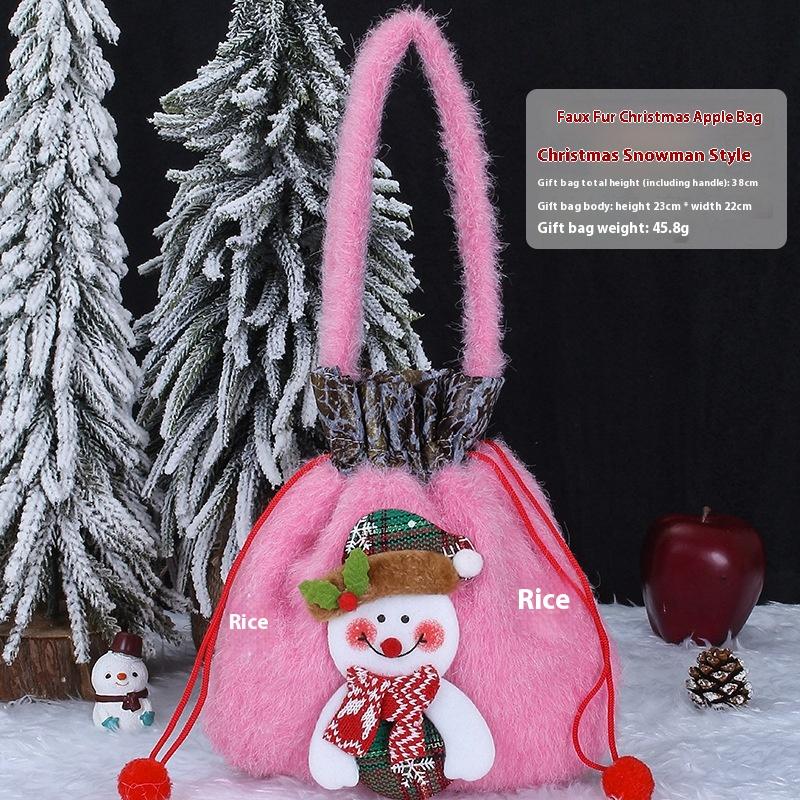 Christmas Apple Bag Children's Gift Bag Kindergarten Candy Bag Christmas Eve Apple Packaging Gift Box