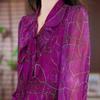 2026 Trendy Plus Size Lace-Up Floral Shirt - Korean Style Spring Fashion