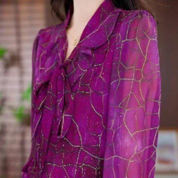 2026 Trendy Plus Size Lace-Up Floral Shirt - Korean Style Spring Fashion