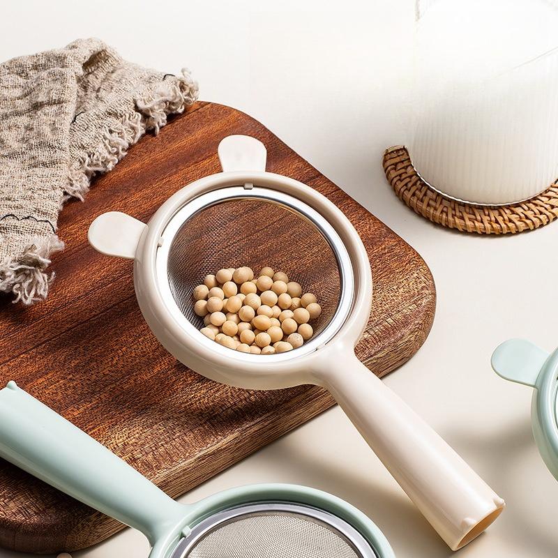 Mesh Strainer Rice Strainer Fine Mesh Removable Net Stainless Steel Colander with Handle Sieve Sifters for Food Baking Kitchen