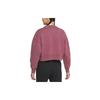 Jordan Sweatshirts Women's Bordeaux Burgundy Crew Neck Moderate Regular CV7786-610