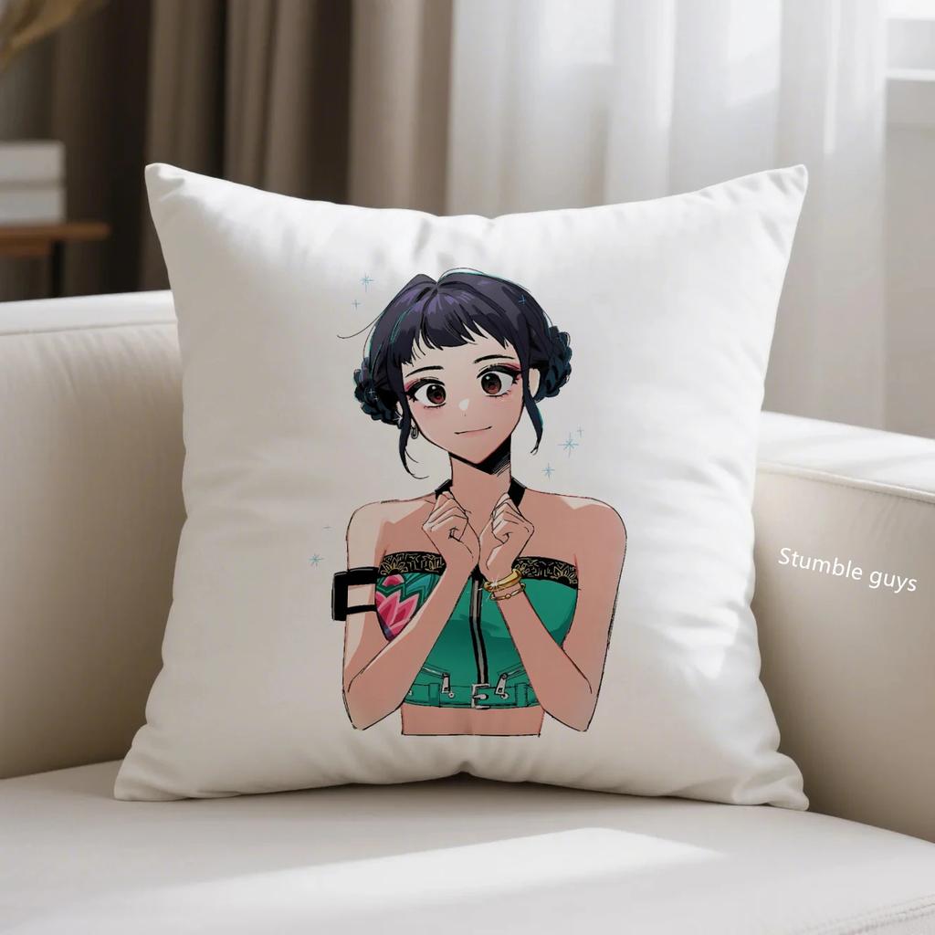 Demon Hunters Kpop Kissenbezug Anime Sofakissenbezug Niedliche Deko für Kpop-Fans Wohnraum