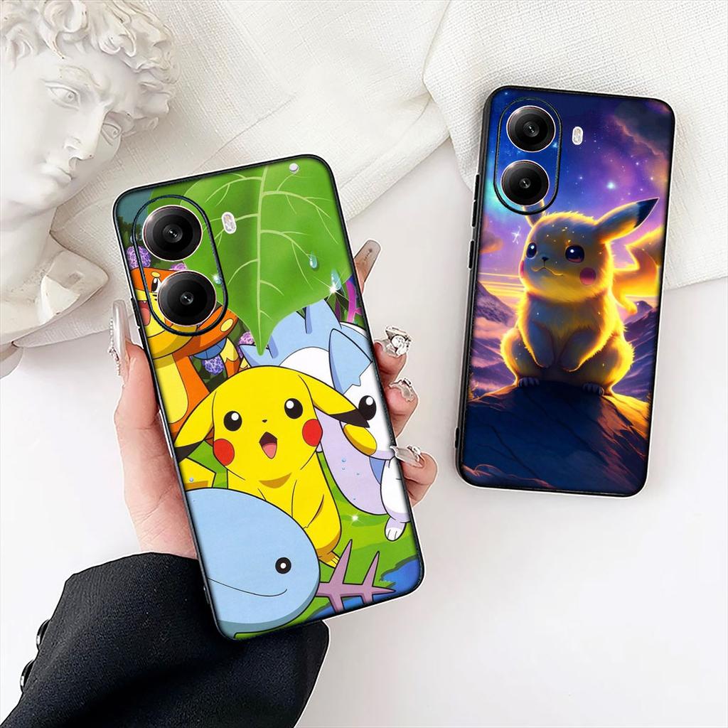 Jigglypuff P-Pikachus P-Pokemons Cover for Apple iPhone 16 17 Air 14 15 Pro Max Plus 16+ 16E 14+ ProMax Casing Coque Case