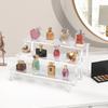 XMSSAA Acrylic Display Stand Tiered Clear Storage Shelf Collection Case Assembly Type