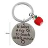 Thank You Teacher Thanks Key Chain Jewelry Thanks Gift Keyring Teacher Keychain  Graduation Gift