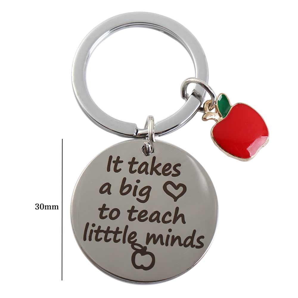 Thank You Teacher Thanks Key Chain Jewelry Thanks Gift Keyring Teacher Keychain  Graduation Gift
