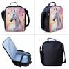 Trendy Popular Novelty Unicorn 3D Print 3pcs/Set Student School Bags Laptop Daypack Backpack Crossbody Lunch Bag Pencil Case