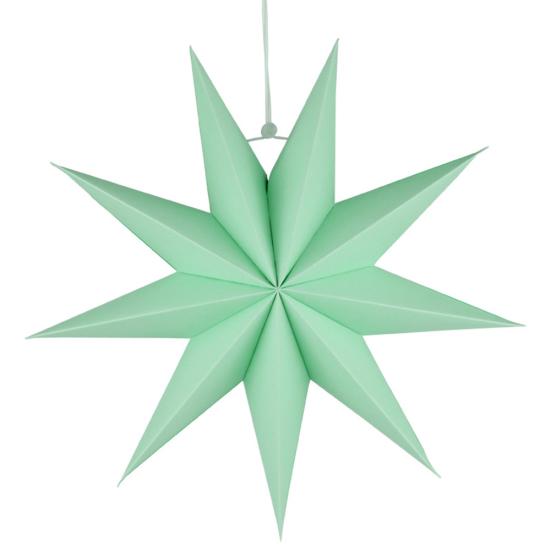 30cm Nine-pointed Star Paper Hanging Decoration for Kids Room Party Classroom