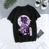 Women T-shirt Kaus Grafis Anime Demon Slayer Uniseks Tanjirou Kamado Kaus Wanita Kimetsu No Yaiba Nezuko Kaus Wanita