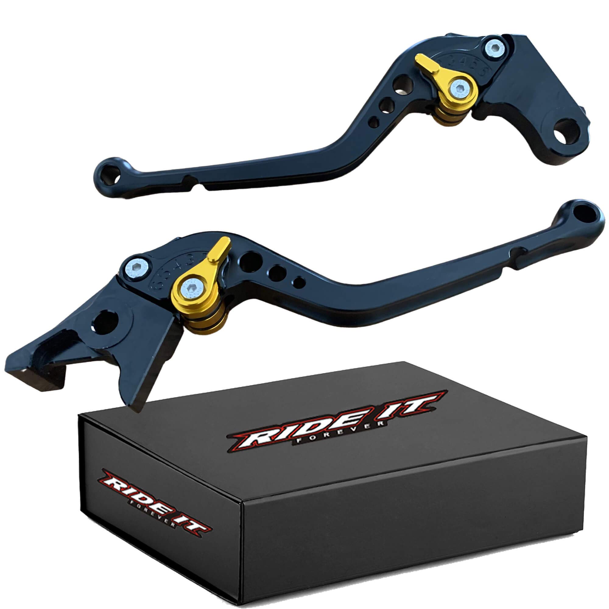 

Billet Brake Clutch Lever Set x for and Hornet 250 & (Black Gold) CB400SF, CB750, VTR250, [Used] чёрный
