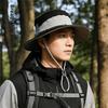 Color Blocking Sun Protection Bucket Hat Adjustable Sun Hat Sunscreen Fisherman Hat Mountaineering
