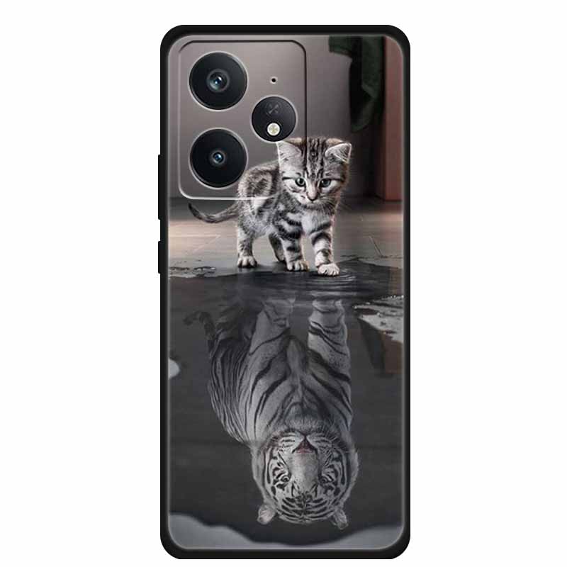 For Realme Neo 7 5G Phone Case Black Silicone Soft Back Cover For Realme Neo7 x Neo 7x Neo7x Neo 7 SE Neo7 SE Case Coque Funda