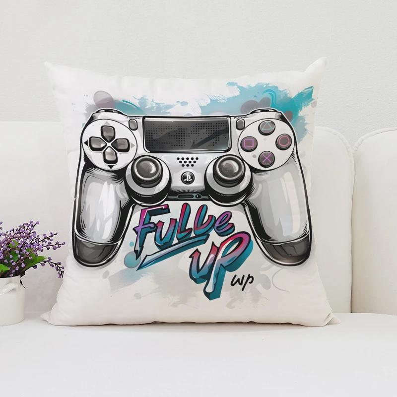 Home Decor TV Game Fan Style Square Pillowcase Cushion Cover Anime New Design Gamer Grip Printed 45x45 Gift for Kids