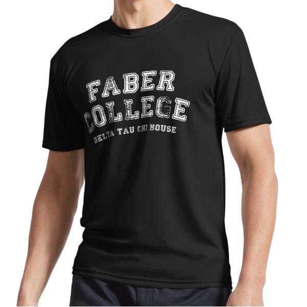 

New FABER COLLEGE Delta fraternity Active Logo T-Shirt Funny Size S to 5XL 2XL