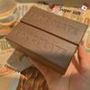 Squishy Chocolate Bar Squeeze Toy Simulated Milk-Flavored Food Sticky Toy Soft Stress Relief Slow Rising Fidget Toy Friend Gifts
