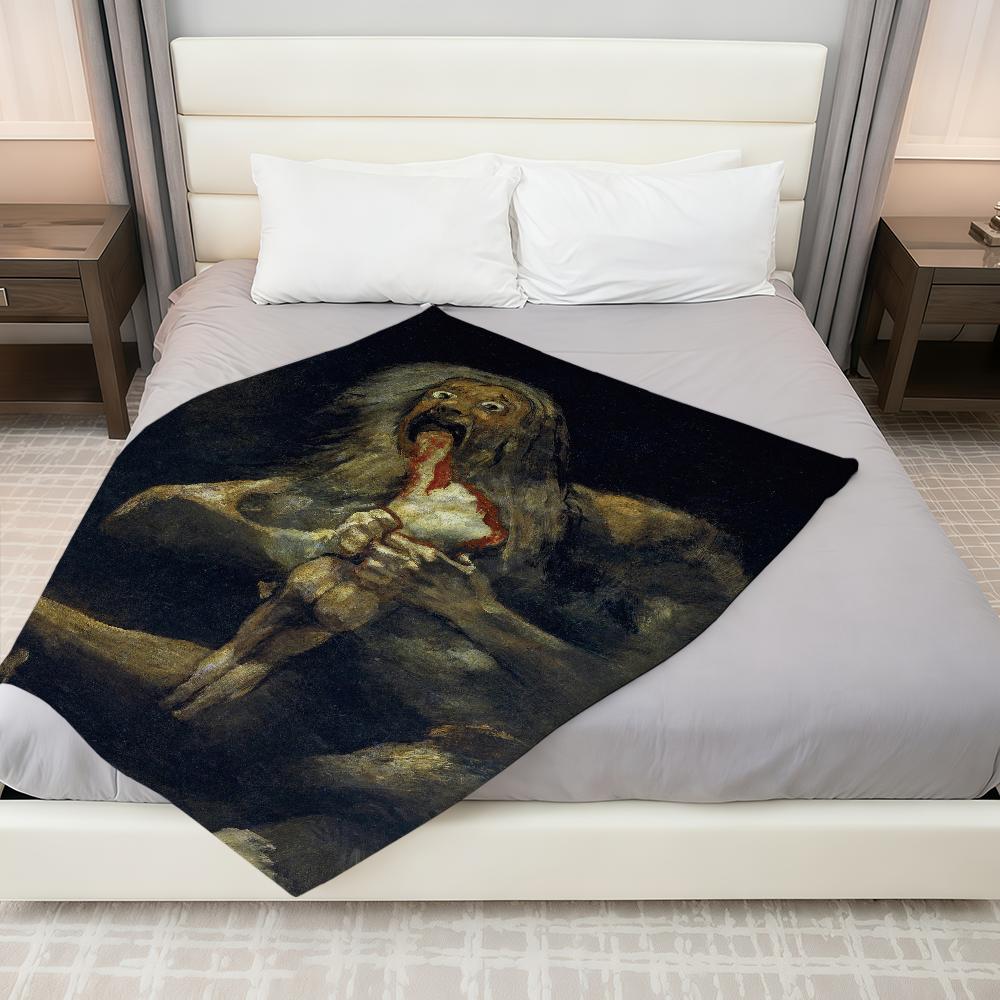 Spain Francisco Goya Art Blanket Throw Super Cosy Plush Living Room Sofa Couch Childish Birthday Gifts