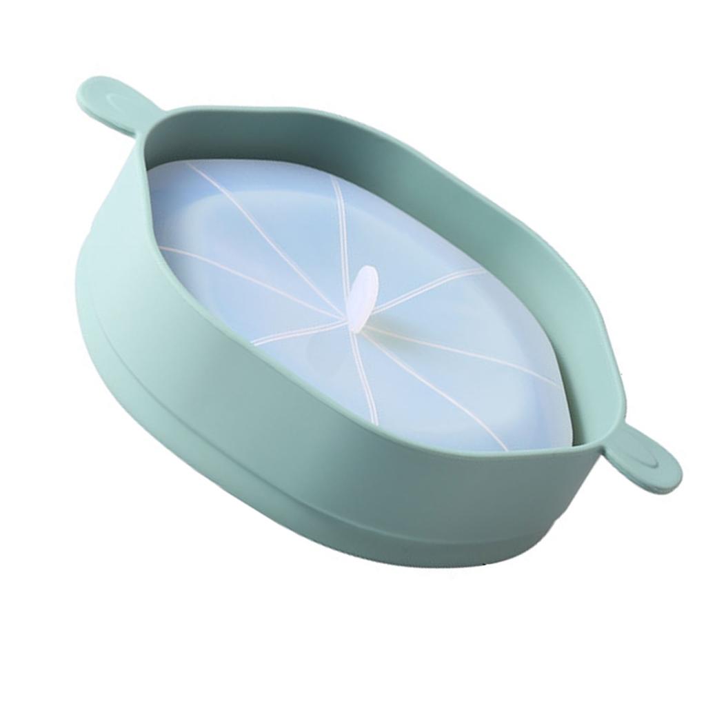 Silicone Popcorn Bucket with Handle Foldable Large Capacity Heat Resistant Microwave Popcorn Maker