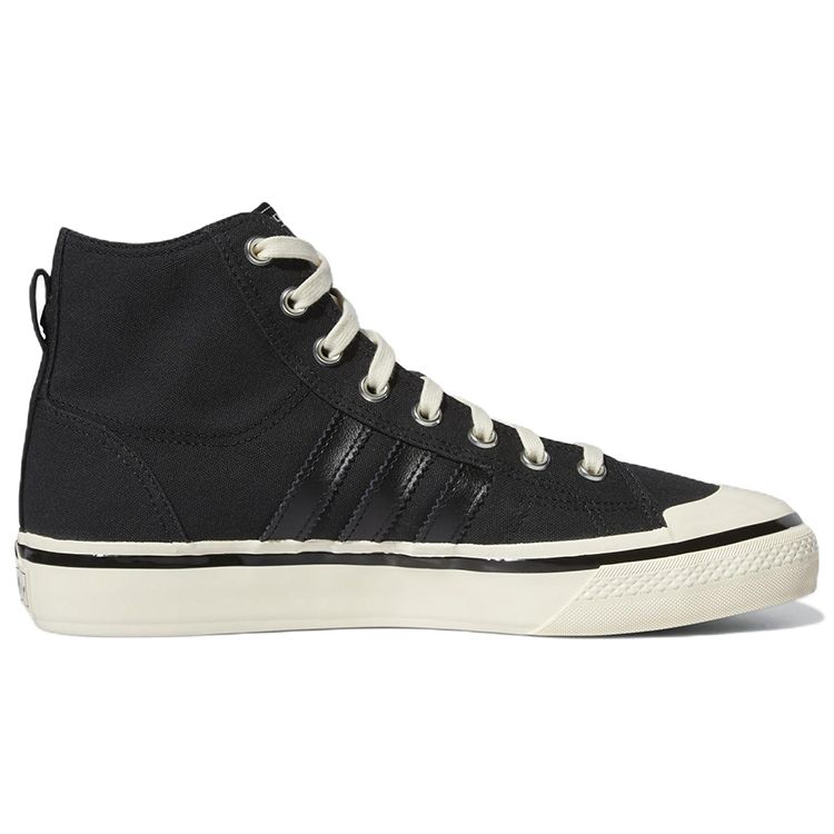 Adidas Nizza High RF 74 Black Cream White Men Sneakers Core-Black Gum GX8488