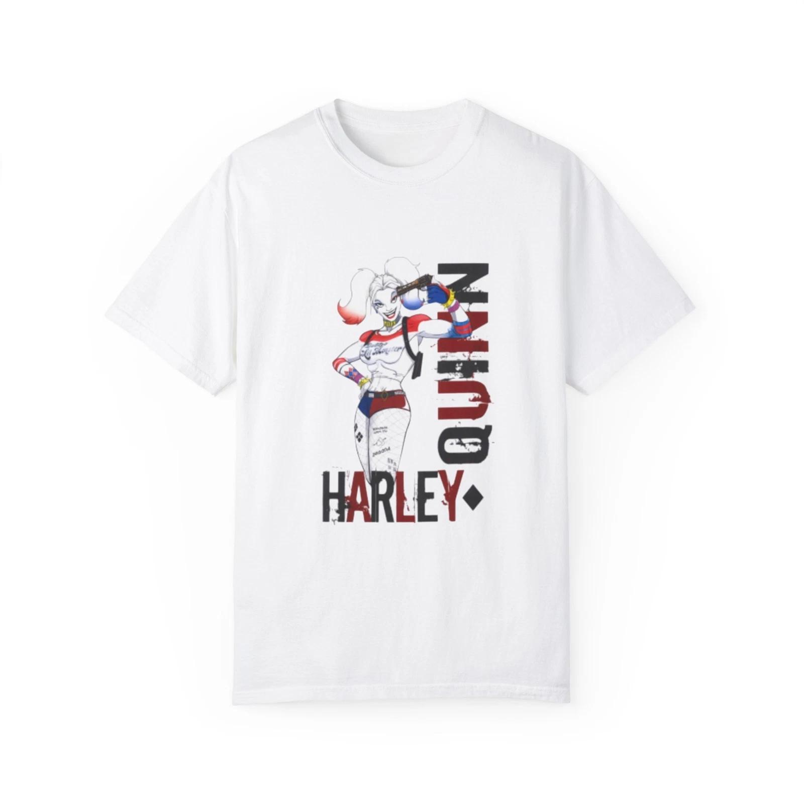 Harley Quinn Shirt, Harley Quinn Unisex Garment-Dyed T-shirt S