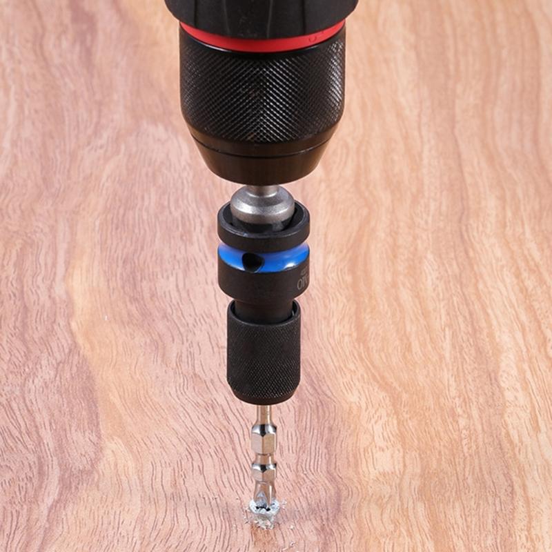 3Pcs Socket Conversion Head Adapter Tool for Various Impact Tool Easy Change Retractable Sleeve High Hardness Rustproof