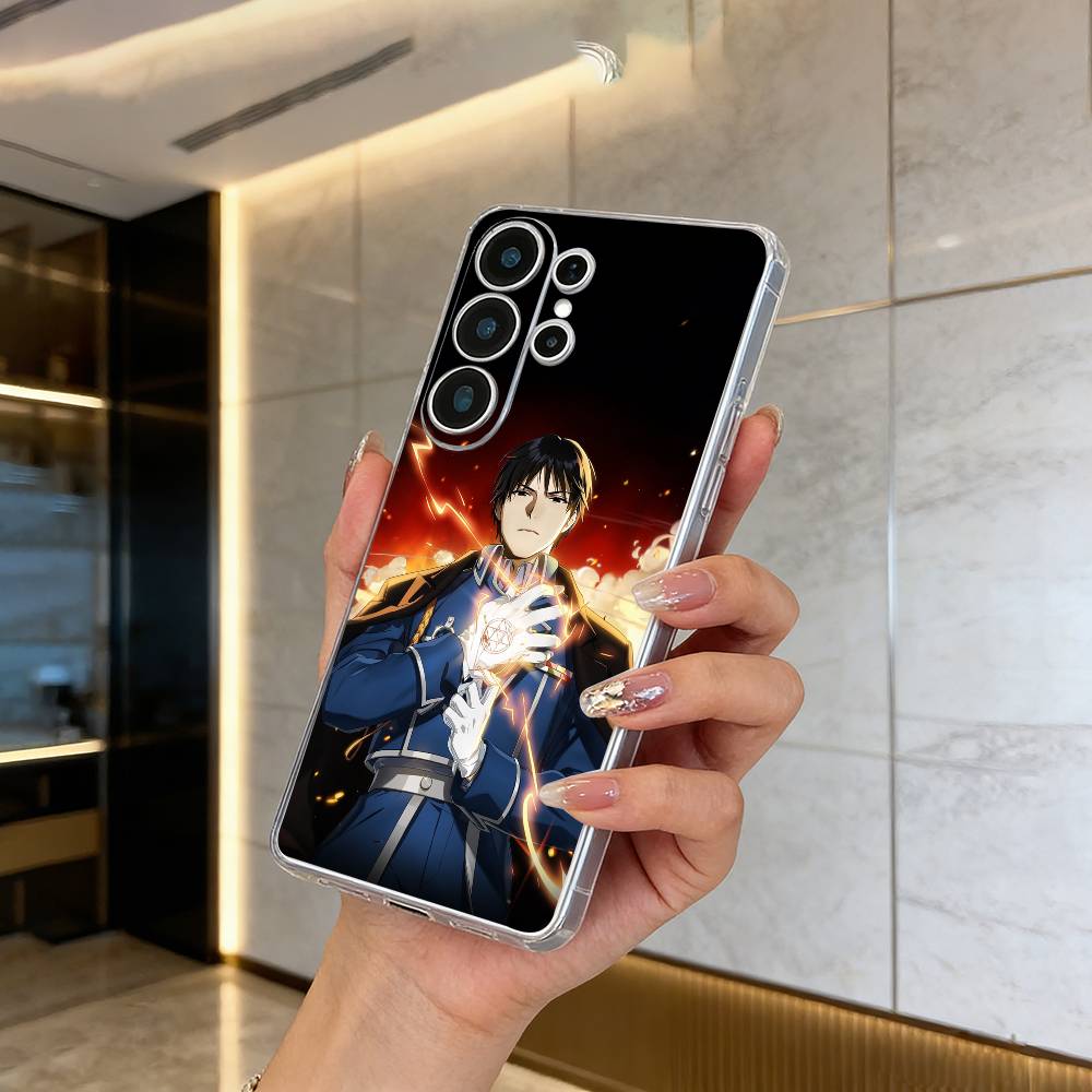 

Popular anime-F-Fullmetal -Alchemist Clear Soft Silicone Phone Case forSamsung S25, S24, S21, S22, S23, S30, Ultra, S20, Plus Samsung S24