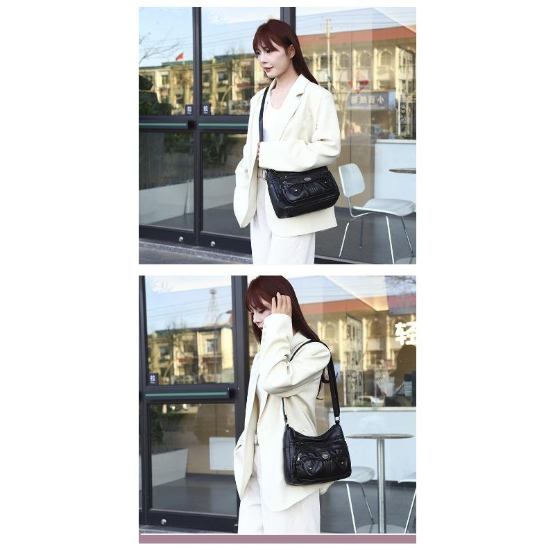 Multi Layer Large Capacity Single Shoulder Crossbody Bag