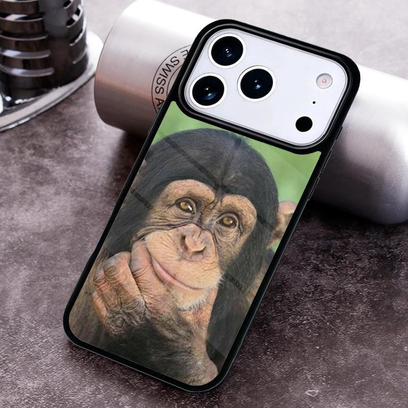 Orangutan Monkey Primates Animal Phone Case for iPhone 17 16 15 Pro Max Air 14 13 12 11 Plus Shockproof Capa Cover