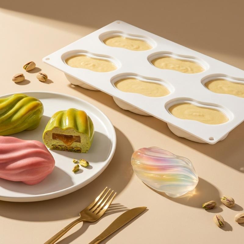 Nonstick Food Grade Silicone Mousse Molds Reusable For Home Baking Dessert Chocolate