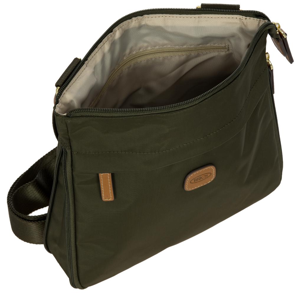 Brics X-Bag Expandable Shoulder Bag Olive (Br-Bxg45081.078)