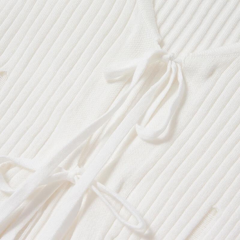 Teenie Weenie Women's Asymmetric V-Neck Knit Cardigan