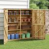 VidaXL Garden Tool Shed 163x50x171 Cm Solid Pine Wood 318198