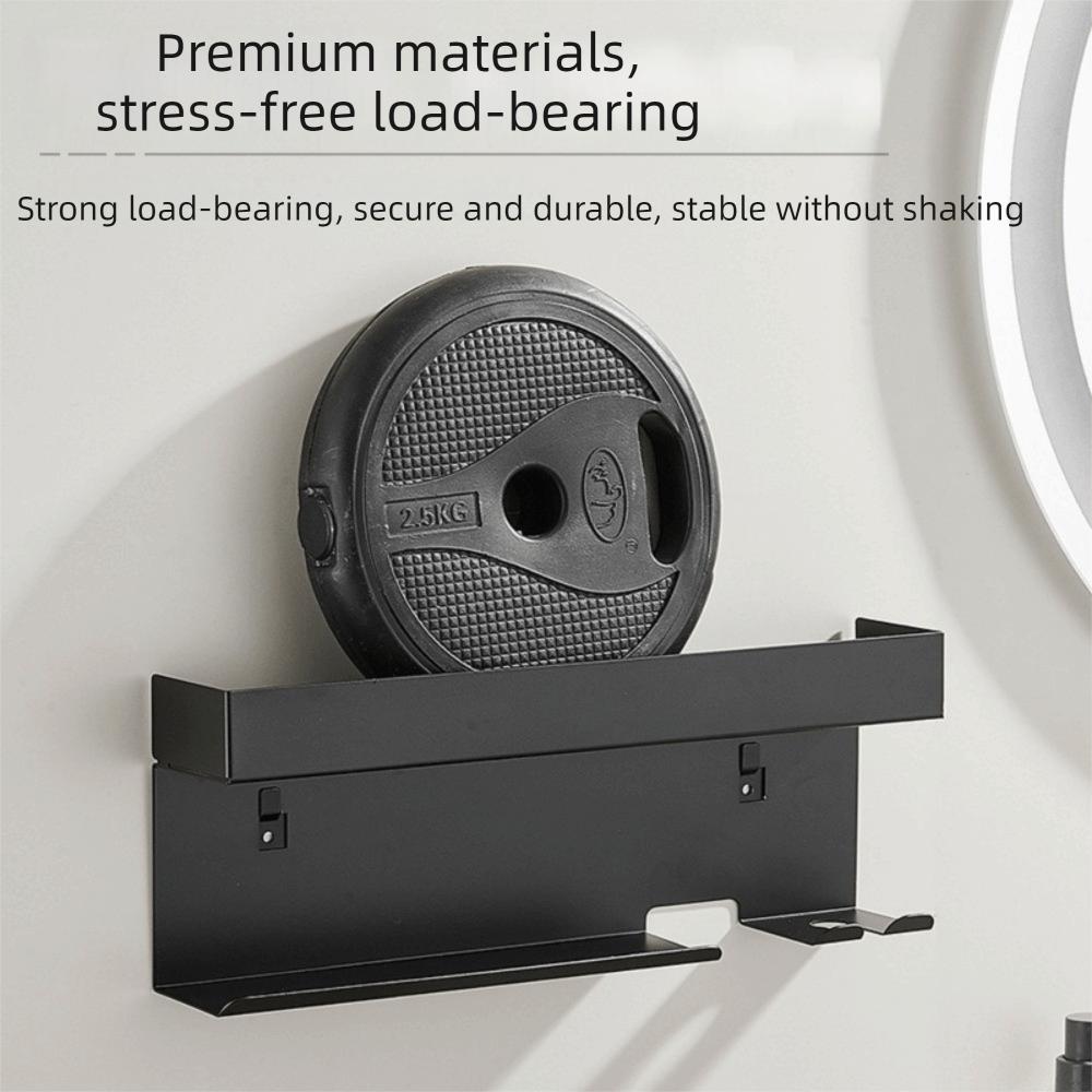 Wall Mounted Curling Iron Storage Rack No Drill Hair Tool Holder  Apartment Use