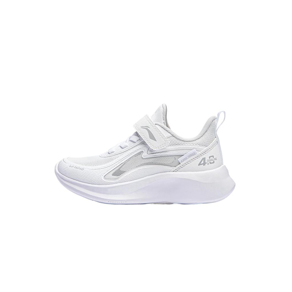 Li Ning Kids Comfortable Soft Fashionable Versatile Low-Top Casual Shoes Kids sneaker Standard-White YKAU020-5