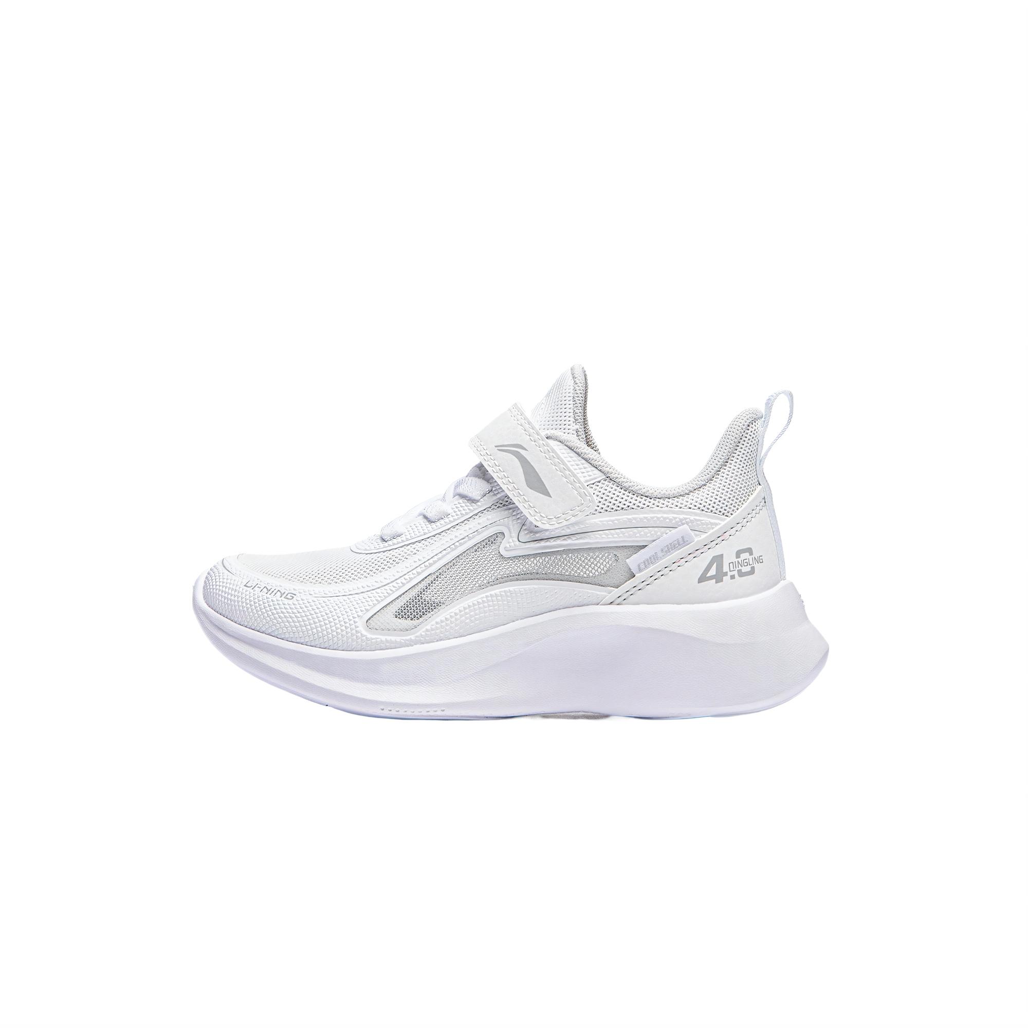 

Li Ning Детские удобные мягкие модные универсальные низкие повседневные кроссовки Детские кроссовки Стандартный-Белый YKAU020-5 26