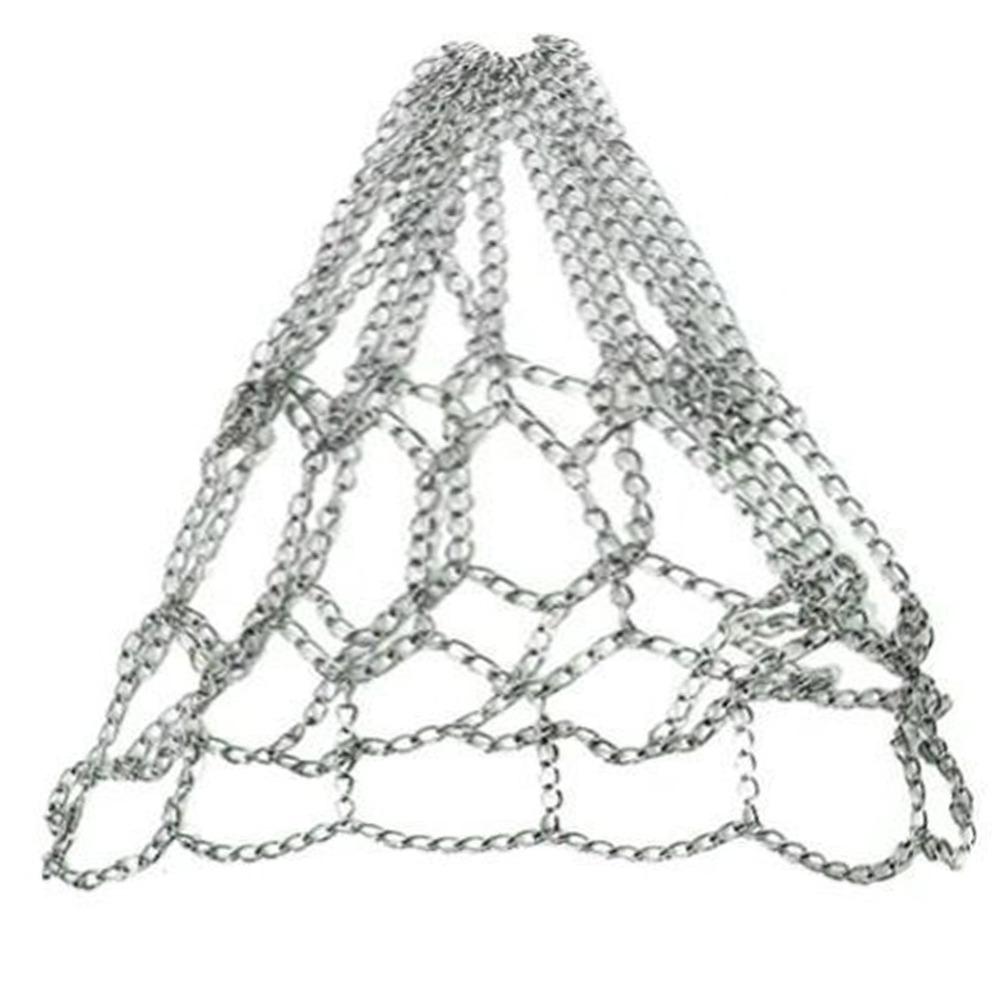 

Прочное баскетбольное кольцо Цепочная сетка с защитой от ржавчины Новая баскетбольная мишень Сетка для баскетбольной мишени Уличная серебряный