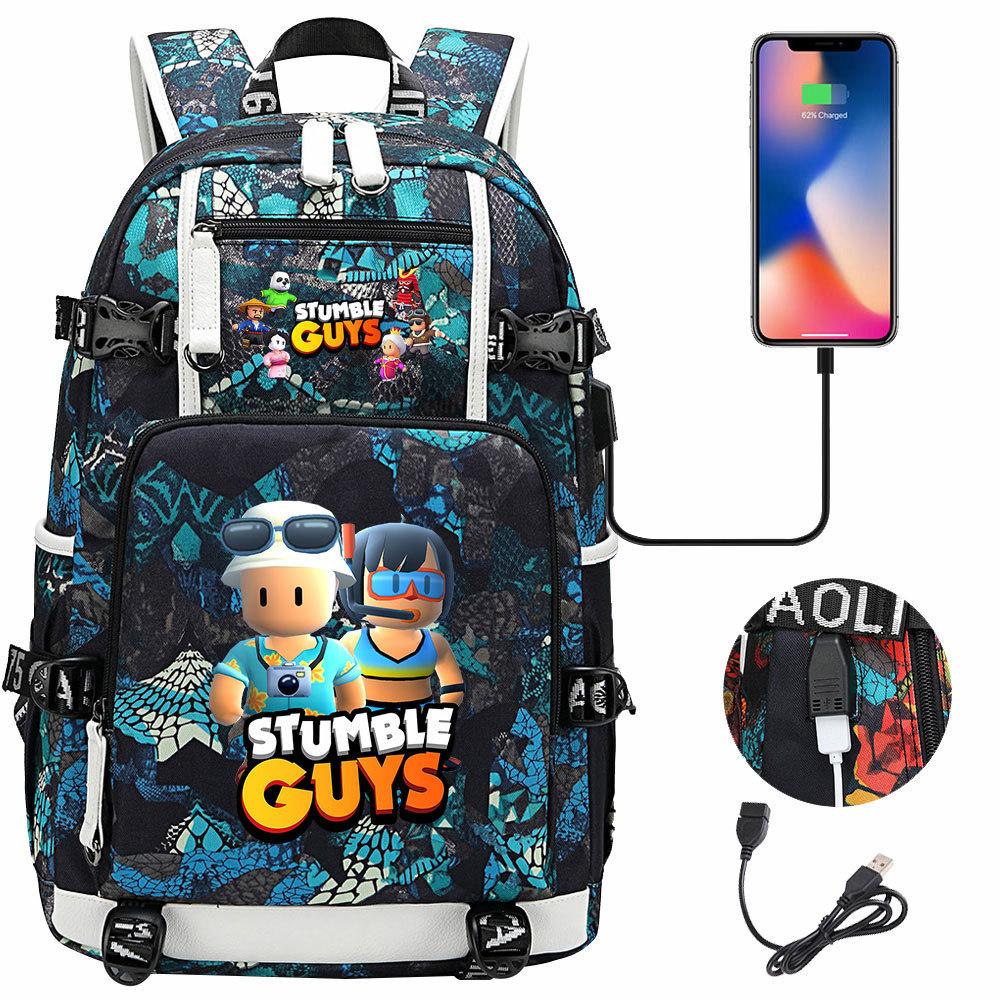 Jungs Rucksack USB Lade Computer Schultasche Business Tasche Wasserdicht Rucksack College Daypack