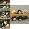 High-quality Pvc Demon Slayer Collectible Figures Set Of Six With Tanjiro Nezuko Zenitsu
